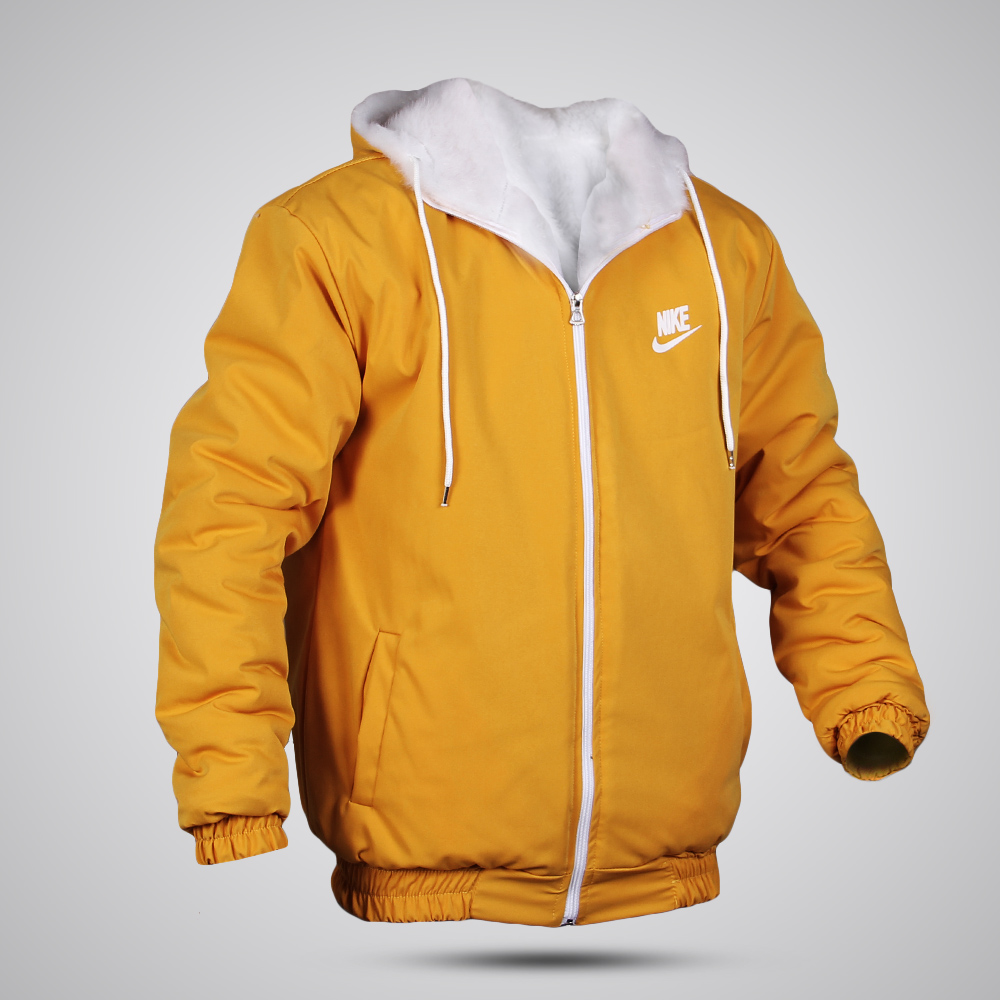 کاپشن مدل Nike زرد