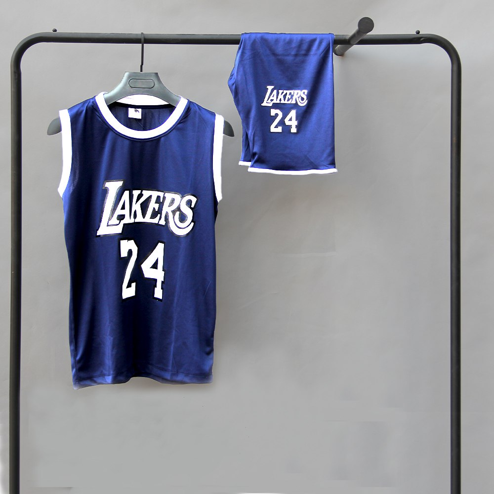 ست رکابی شلوارک LAKERS سرمه ای